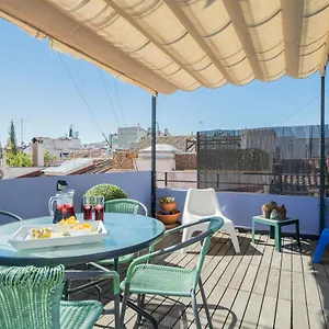 For Cozy Attic Private Terrace In Ech5 Apartment *